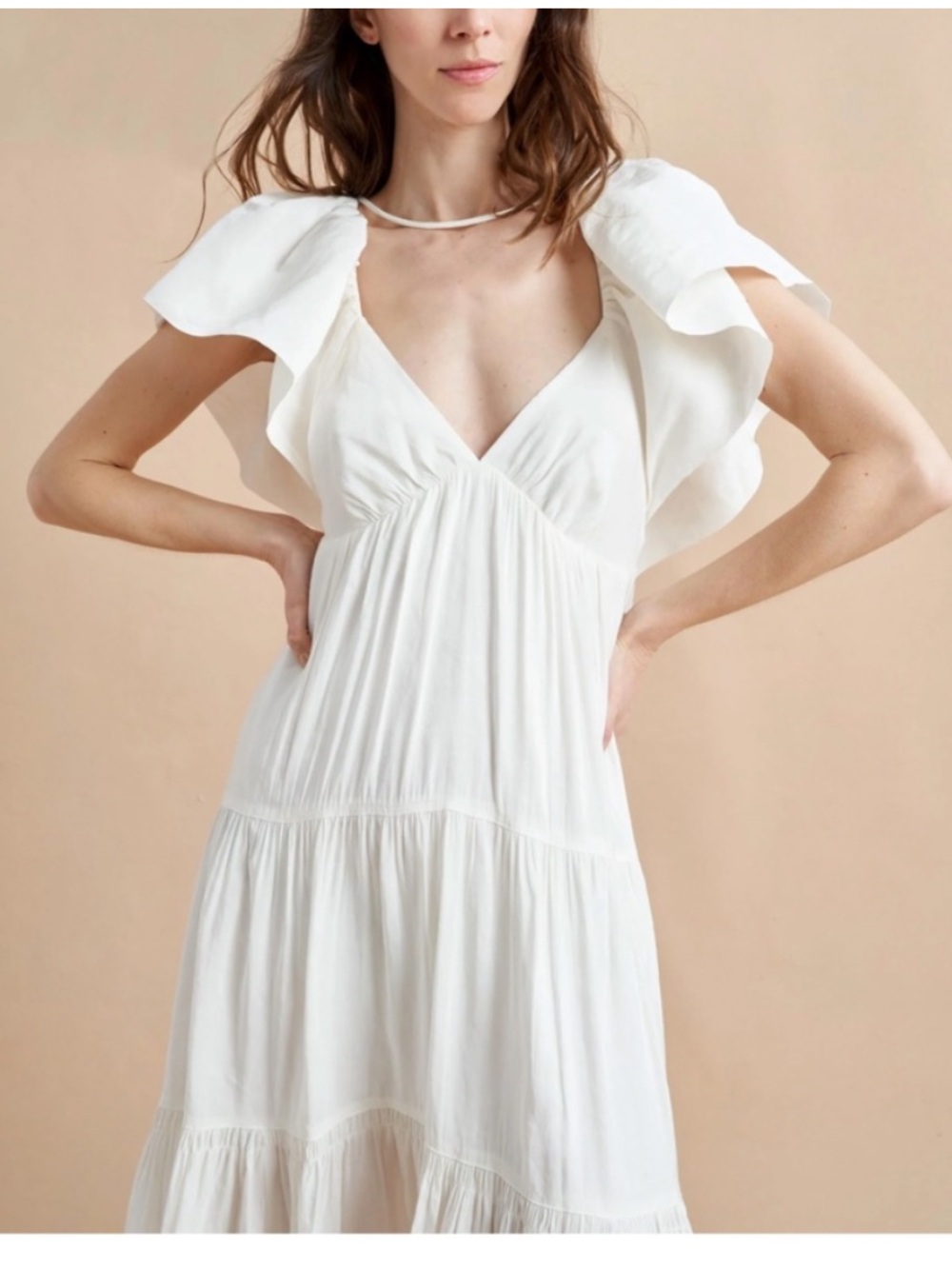 La Ligne Stella Maxi Dress - Cream - Picture 3 of 6